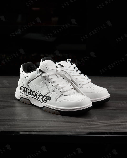 Off-White Out of Office Low 'Logo Print - White Black'