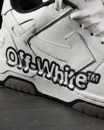 Off-White Out of Office Low 'Logo Print - White Black'