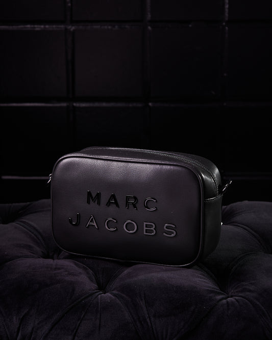 Marc Jacobs - Flash Leather Camera Crossbody Bag Black