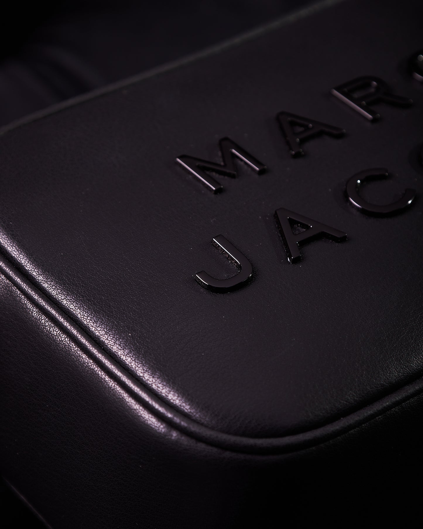 Marc Jacobs - Flash Leather Camera Crossbody Bag Black