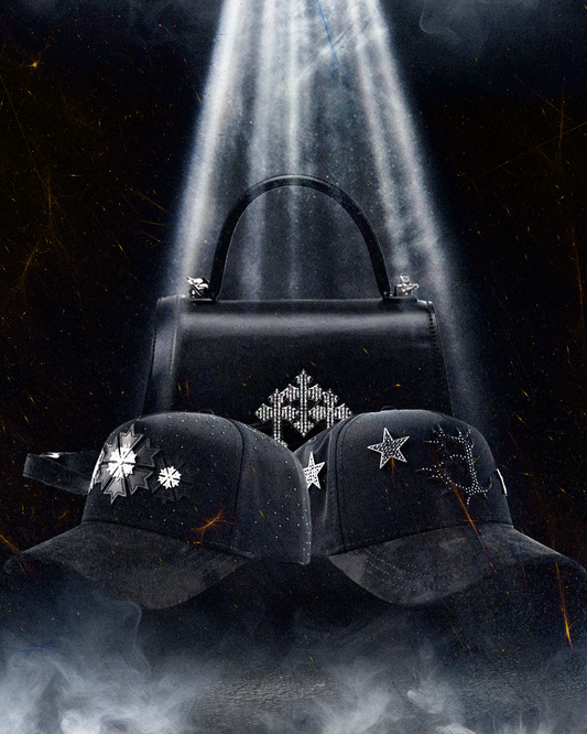 El Barbas Hats - Bolsa 001 + Gorra Dark Nebula + Gorra Platinum Snow Flake