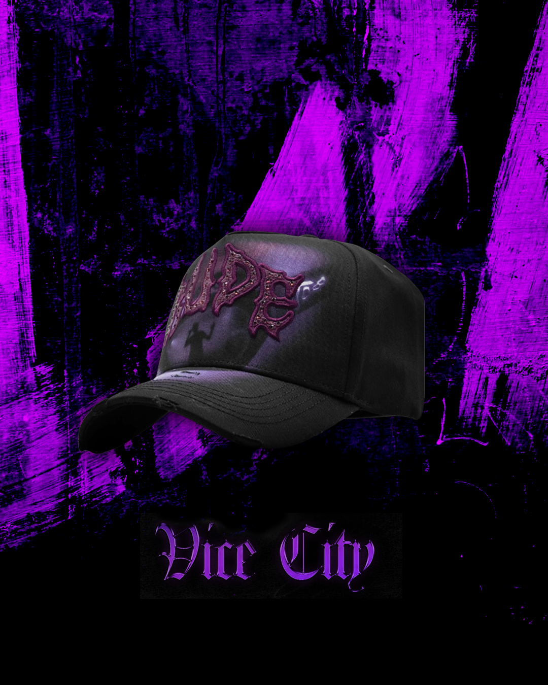 Tombochio x Rude Awakenings - Gorra Vice City + Lentes “Vice City”