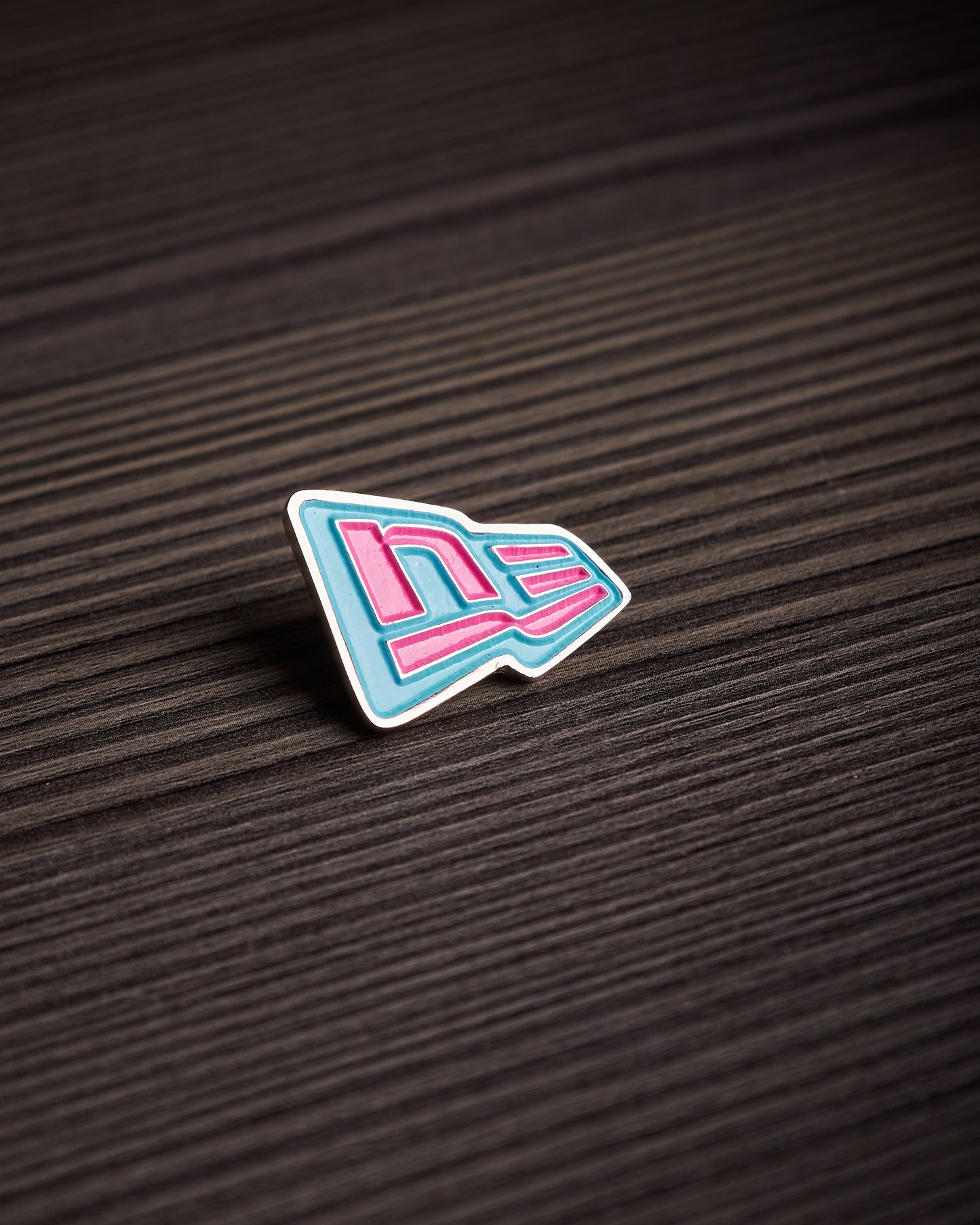 Pin New Era Logo Pink and Blue