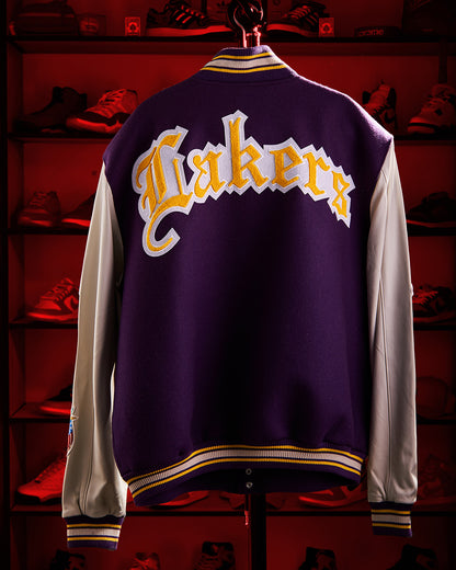 Jeff Hamilton - LA Lakers Wool & Leather Varsity Jacket