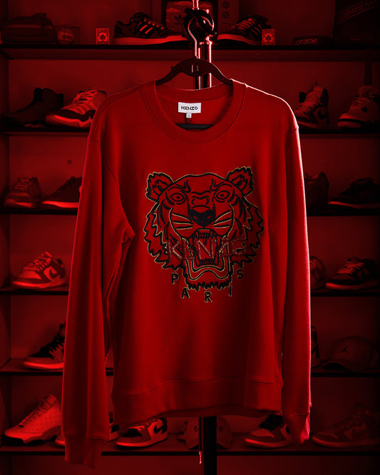 Kenzo - Crewneck Hoodie Tiger