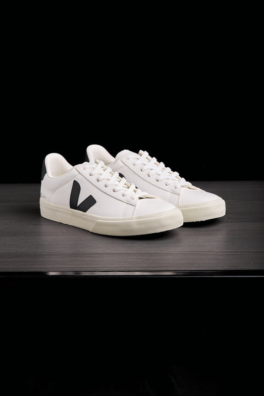 VEJA CAMPO LOW CLASICO WHITE BLACK