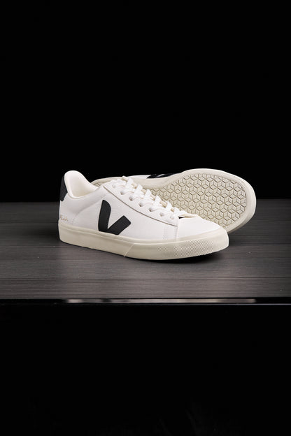 VEJA CAMPO LOW CLASICO WHITE BLACK