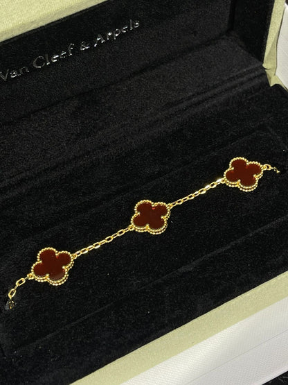 Pulso Tipo Van Cleef & Arpels Marrón