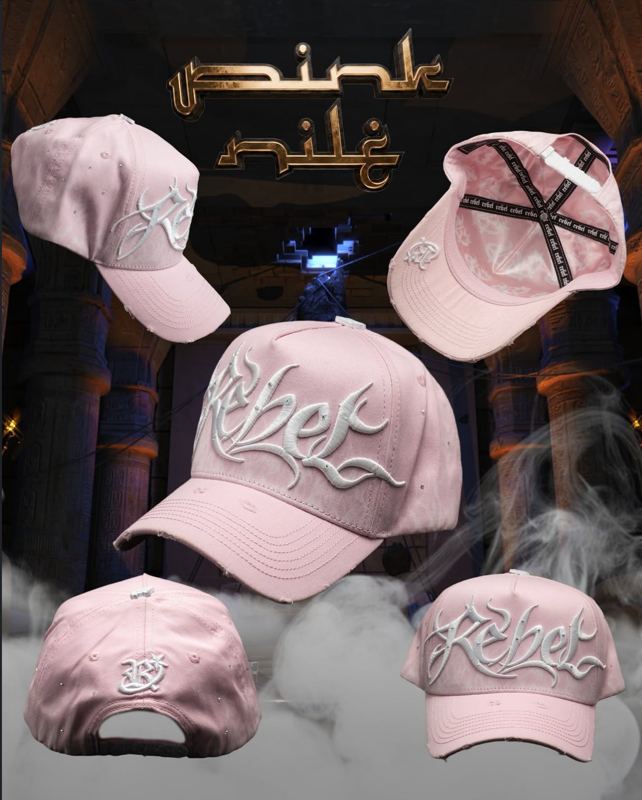 Rebel Hats - Pink Nike