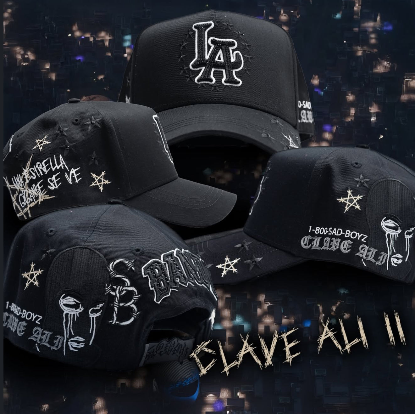 Dandy Hats x Junior H “CLAVE ALI ll”