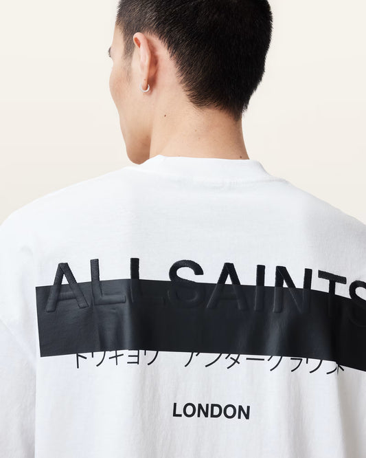 PLAYERA ALL SAINTS WHITE LOGO