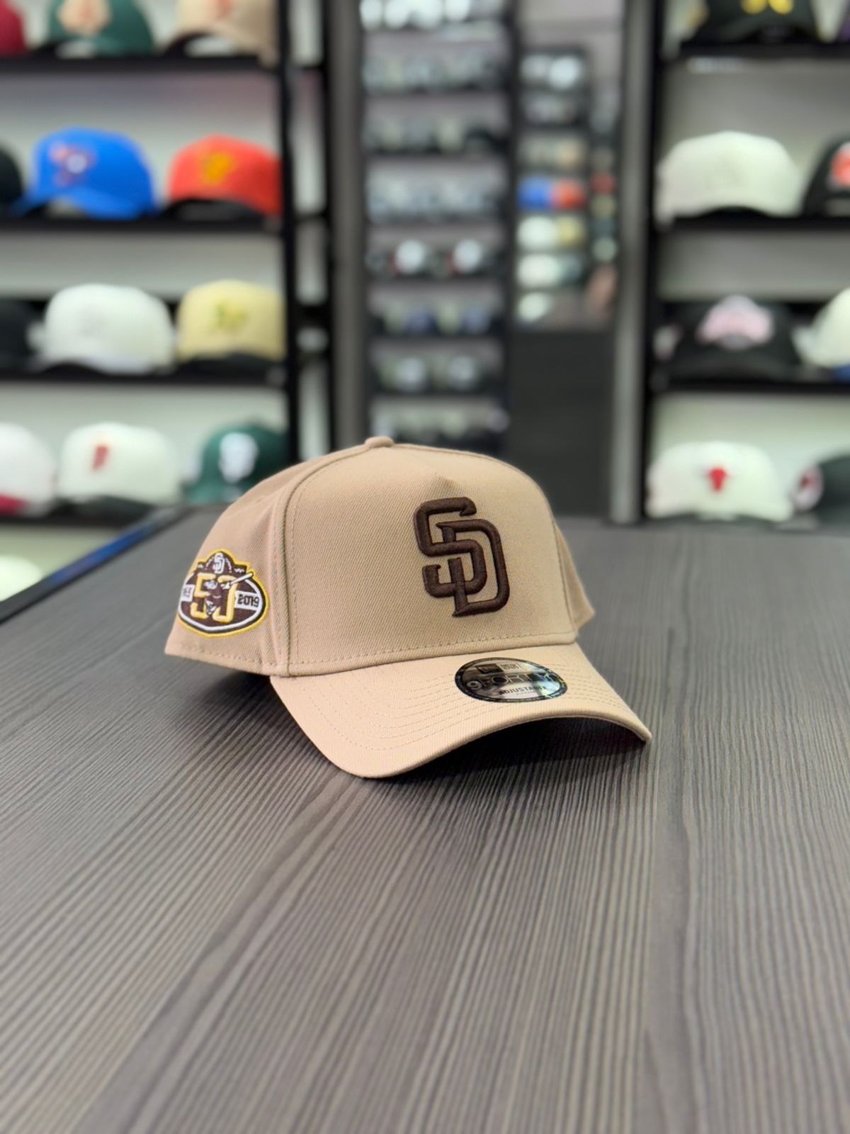 GORRA NEW ERA SAN DIEGO PADRES 2019 BEIGE X BROWN