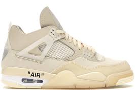 jordan 4 off white SAIL Pre-owned