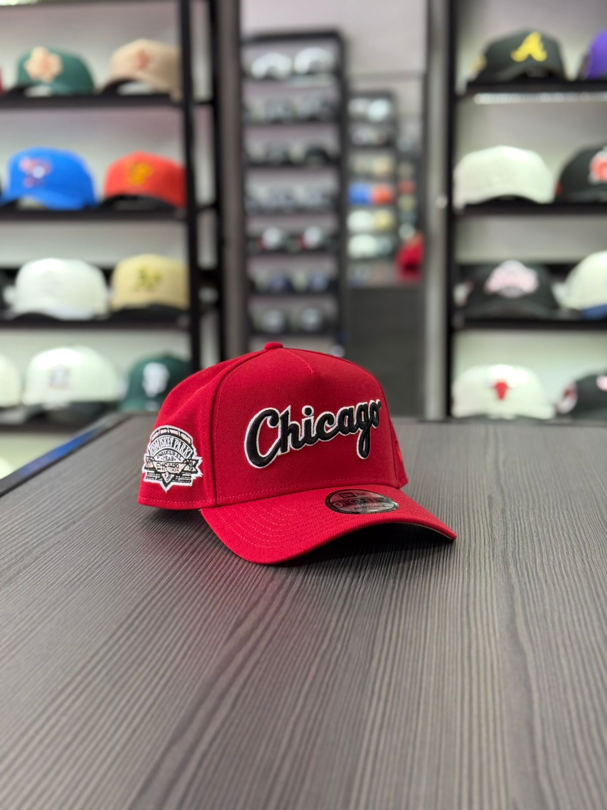 GORRA NEW ERA CHICAGO BULLS NBA RED AND BLACK