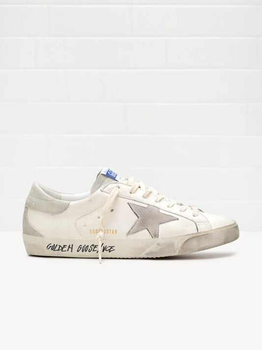 golden goose Super Star With Spur Man white grey